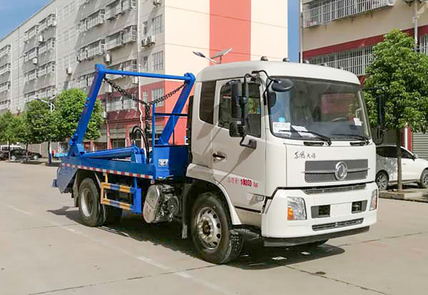 東風(fēng)天錦擺臂式垃圾車 國六